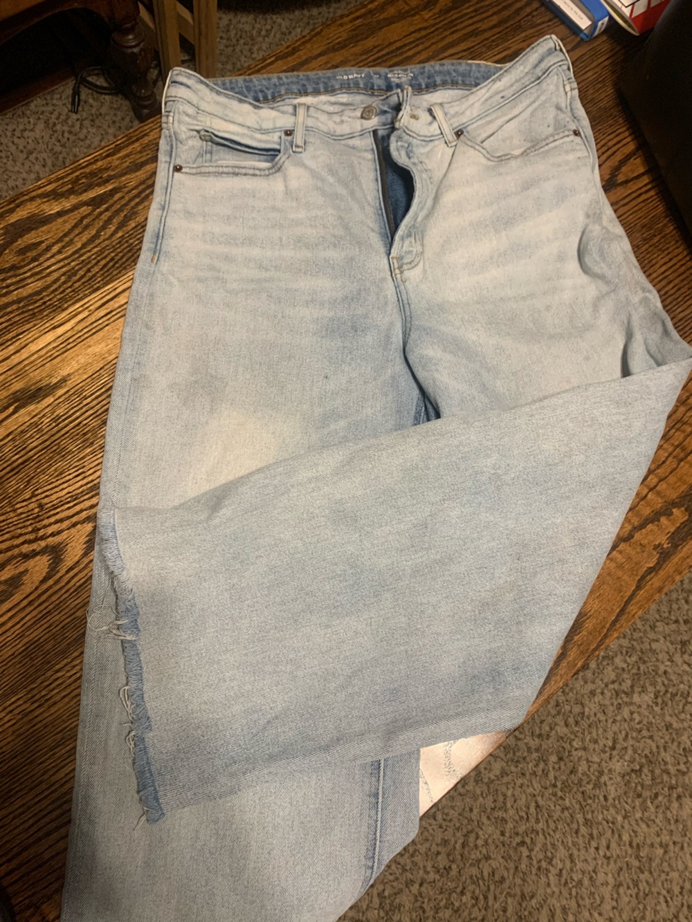 Old Navy Light Wash Wide-Leg Jeans